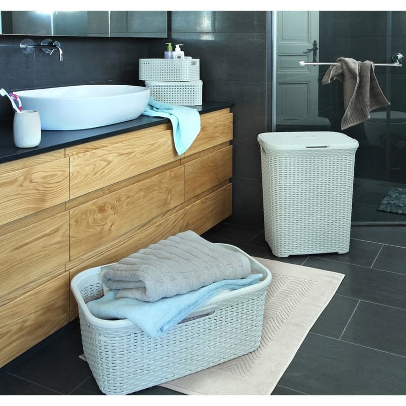 CURVER Kôš na čistú bielizeň STYLE 45L | béžová 3