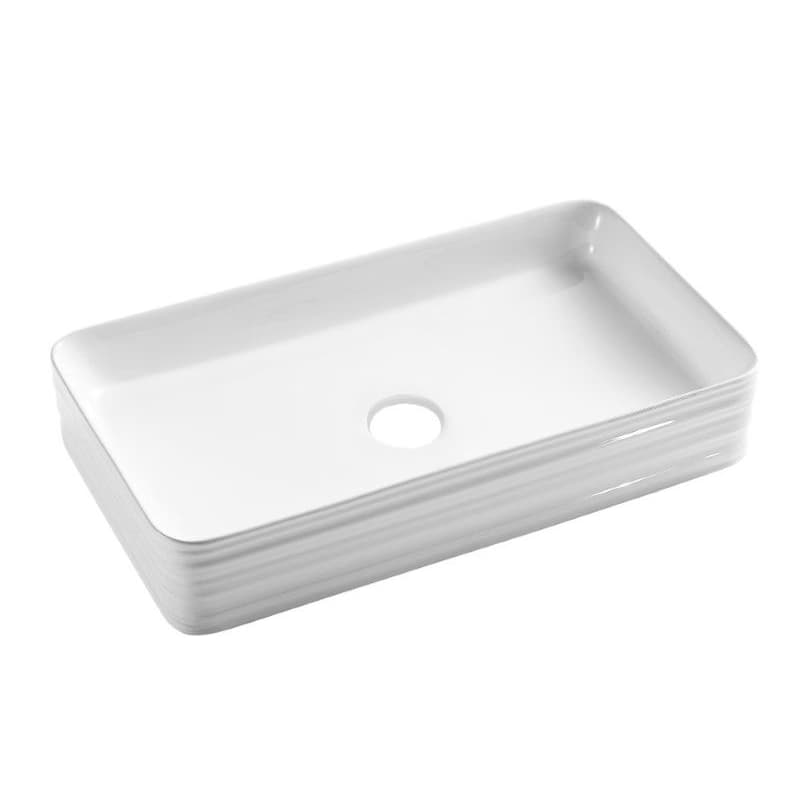 INVENA - Umývadlo na dosku AKTE , 66 cm CE-54-P01-C