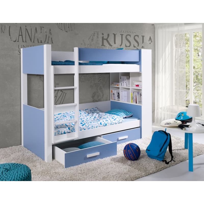 ArtBed Detská poschodová posteľ GASPAR | 80 x 180 cm Prevedenie: Morenie - Akryl 5