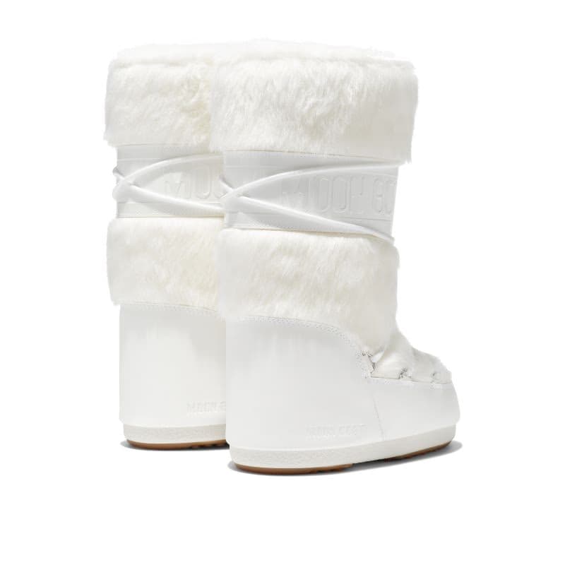 Vysoké zimné topánky MOON BOOT MB ICON FAUX, A002 OPTICAL WHITE 2