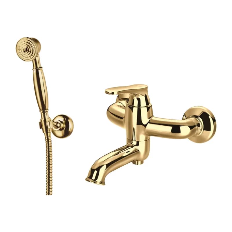 OMNIRES - ART DECO vaňová batéria so sprchovou súpravou, zlatá lesk AD5131GL 2