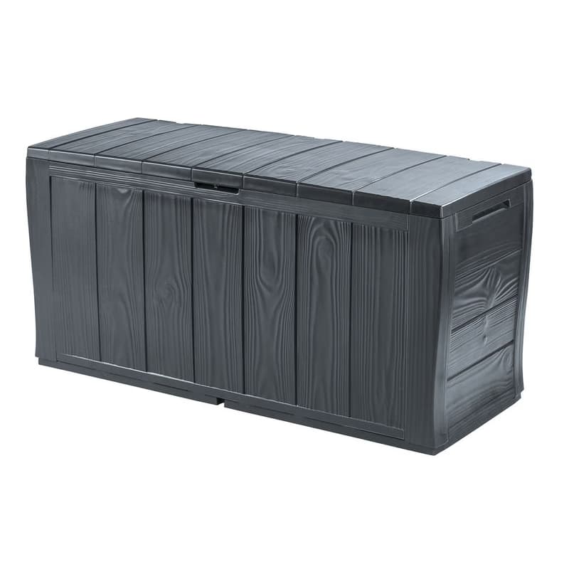 KETER Úložný box WOODSHER | antracit 270L 2