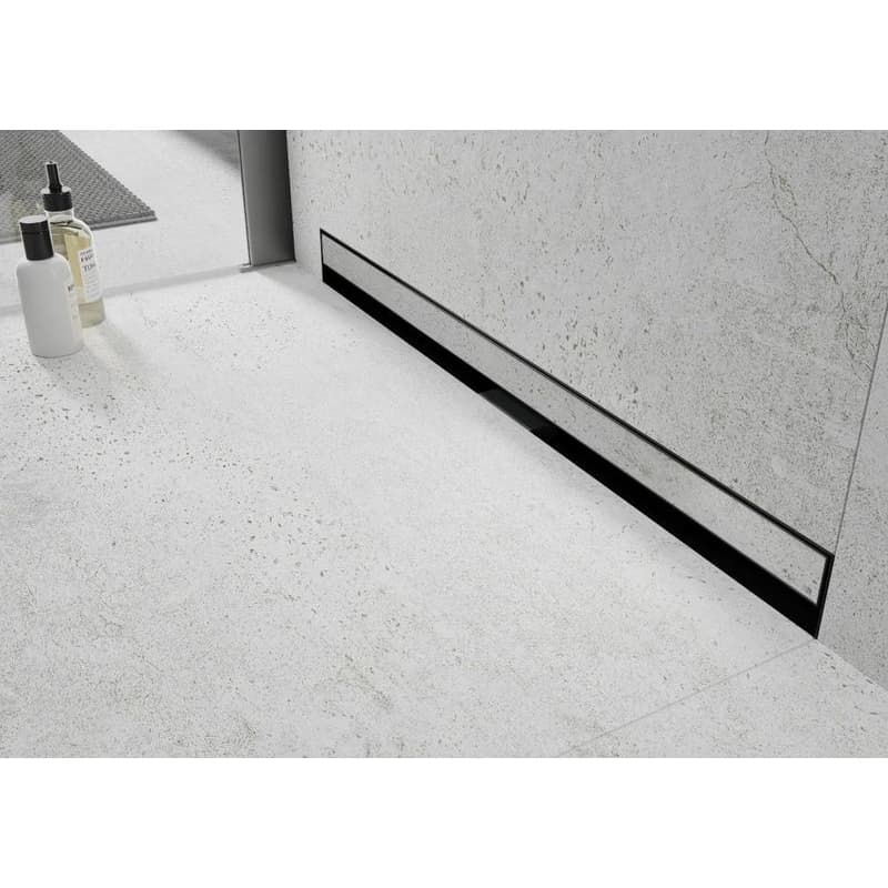 MEXEN - Flat Wall odtokový žľab stena 2v1 100 cm čierna 1730100 3