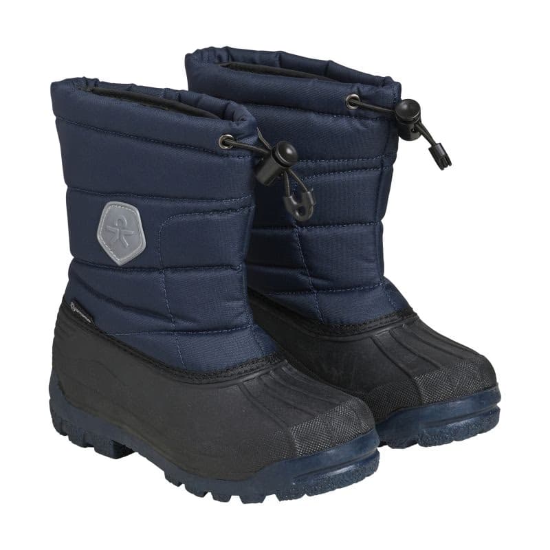 Chlapčenské vysoké zimné topánky COLOR KIDS Boots - WP, total eclipse 2