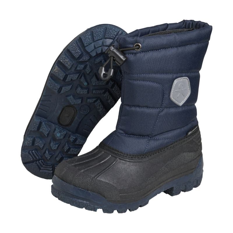 Chlapčenské vysoké zimné topánky COLOR KIDS Boots - WP, total eclipse 3