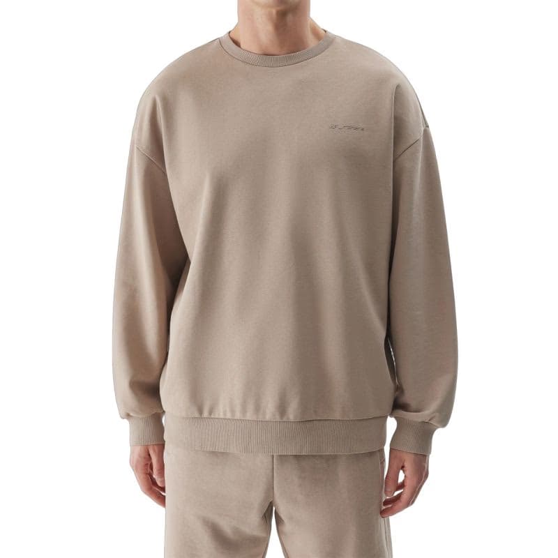Pánska mikina 4F SWEATSHIRT-WSS24TSWSM1027-83S-BEIGE 2