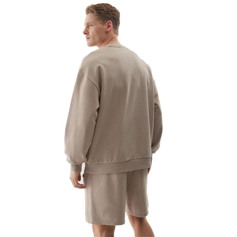 Pánska mikina 4F SWEATSHIRT-WSS24TSWSM1027-83S-BEIGE 4