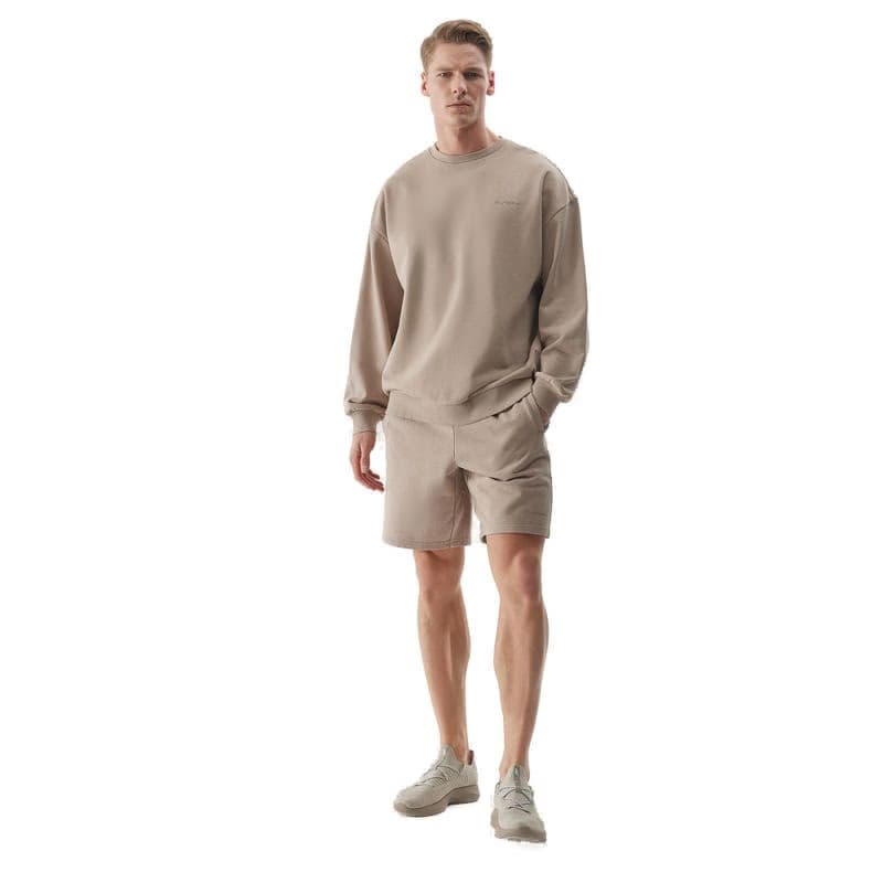 Pánska mikina 4F SWEATSHIRT-WSS24TSWSM1027-83S-BEIGE 5