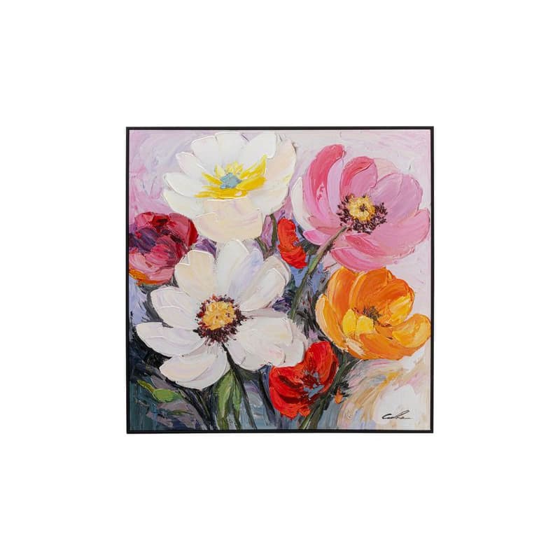 Flower Meadow zarámovaný obraz 80x80 cm