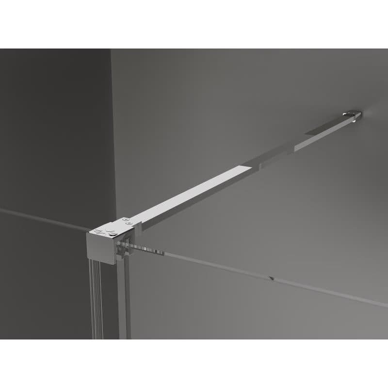 MEXEN/S - Velár sprchovací kút, posuvné dvere 160 x 80, grafit, chróm 871-160-080-41-01 4
