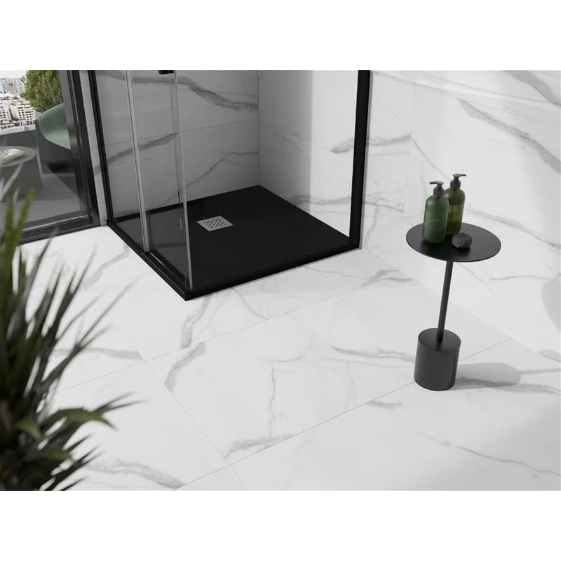 MEXEN - Stone+ Sprchová vanička štvorcová 70x70, čierna 44707070 5