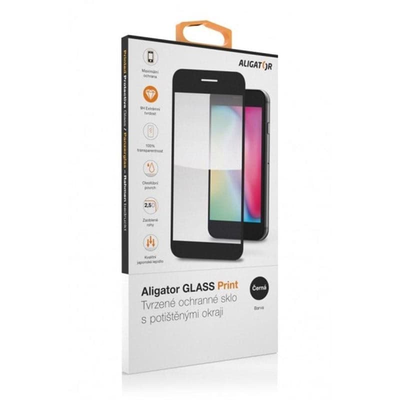Aligator ochranné sklo PRINT Apple iPhone 16 Pro Max čierna