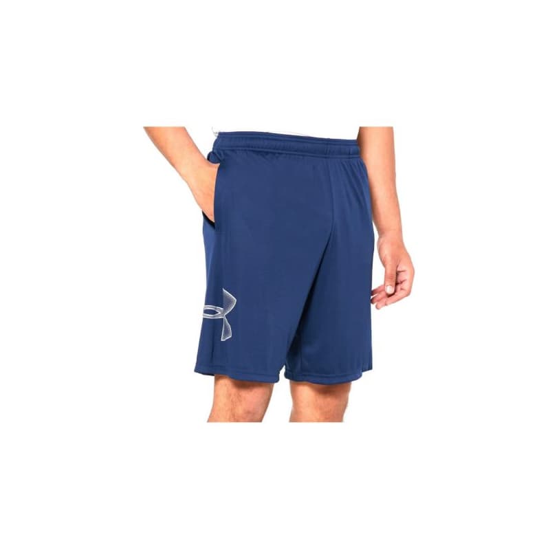Pánske tréningové kraťasy UNDER ARMOUR UA TECH GRAPHIC SHORT-NVY