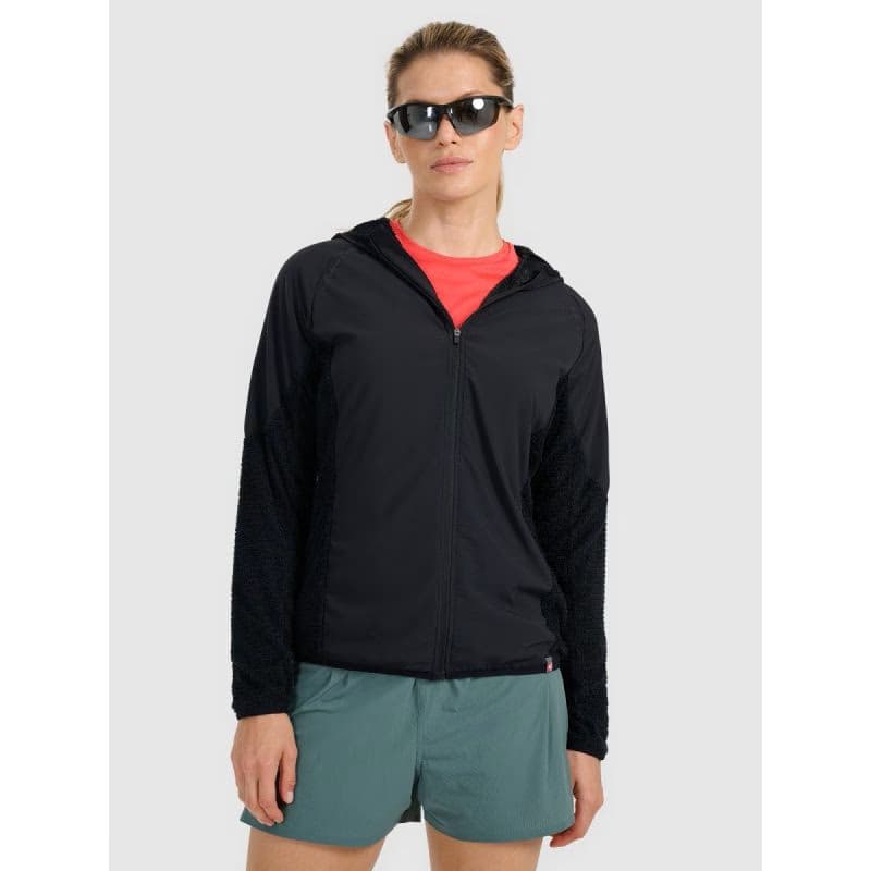 Dámska bežecká bunda 4F SWEATSHIRT FNK F584-WAW25TFSWF584-20S-DEEP BLACK 2