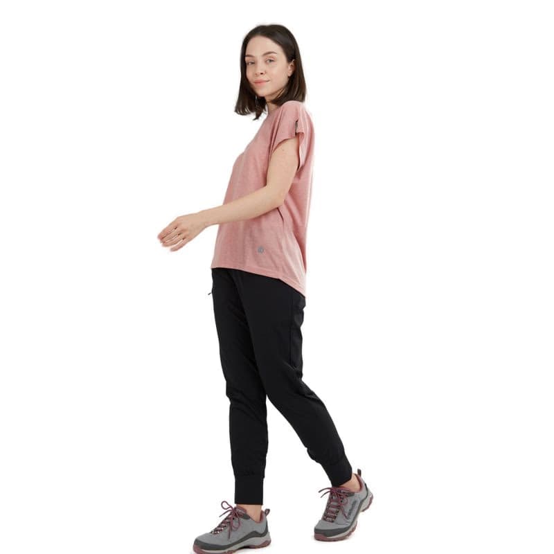 Dámske turistické tričko s krátkym rukávom FUNDANGO Rush T-shirt-385-mauve 4