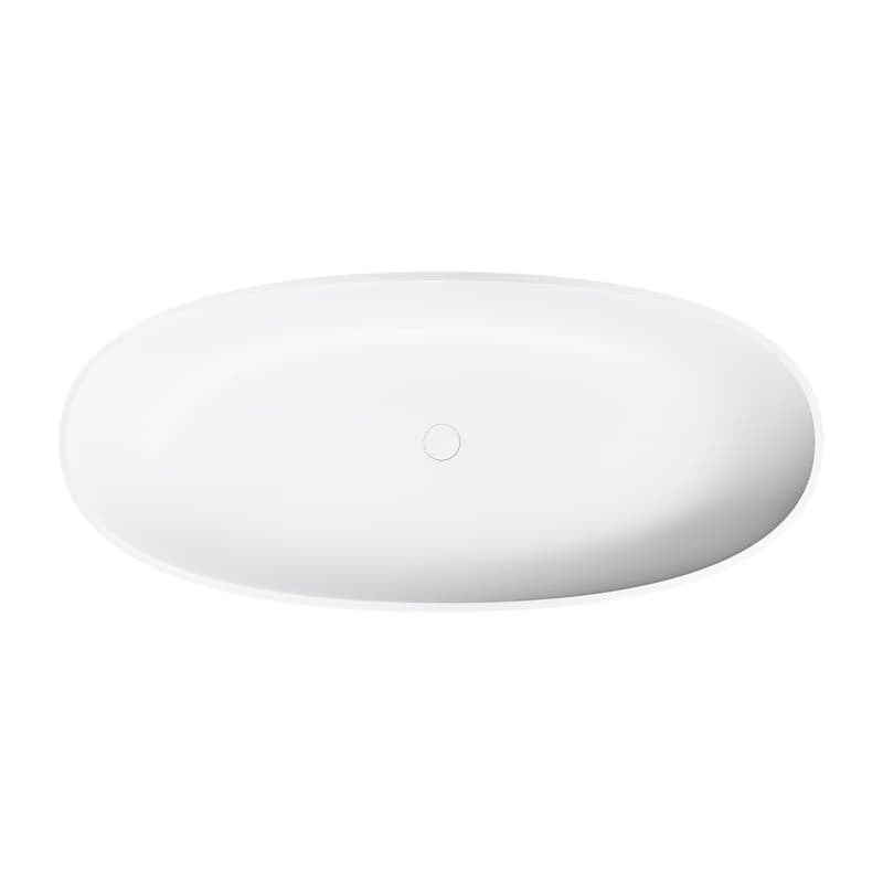 OMNIRES - SHELL M+ voľne stojaca vaňa, 175 x 78 cm, biela mat SHELL175WWBM 3