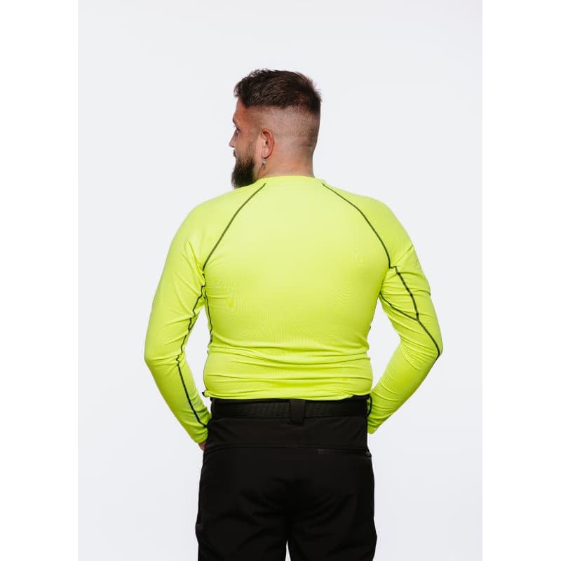 Pánske tričko s dlhým rukávom AUTHORITY WARMIE II M neon green 3