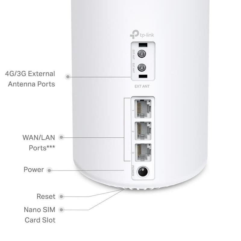 TP-Link Deco Deco X10-4G (1-pack) WiFi6 Mesh (AX1500, 2, 4GHz/5GHz, 3xGbELAN/WAN, 3G, 4G LTE, 1xnanoSIM) 2