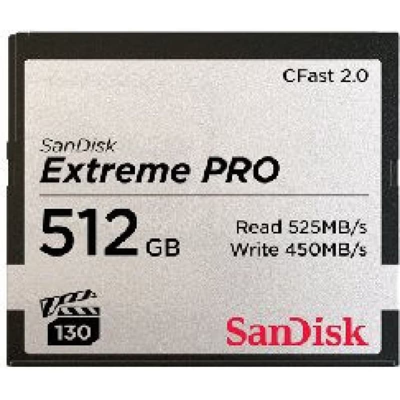 SanDisk CFAST 2.0 512GB Extreme Pro (525 MB/s VPG130) 4