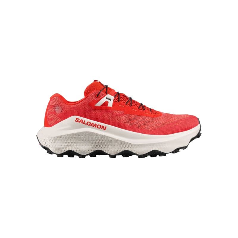 Pánska bežecká trailová obuv SALOMON Ultra Glide 4 M fiery red vanilla ice black 2