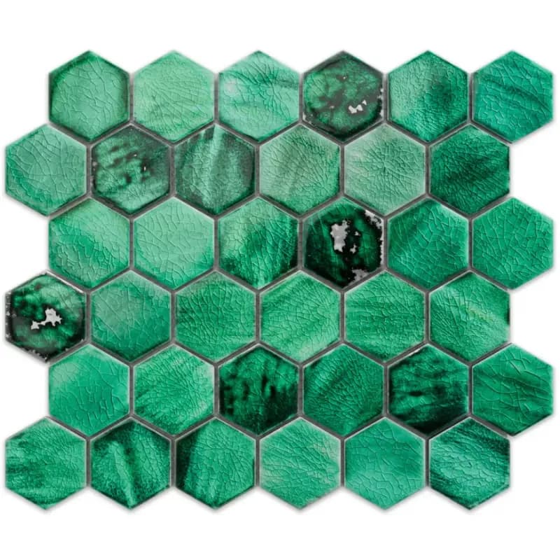 Mozaika hexagon Mykonos Green 27/31,2
