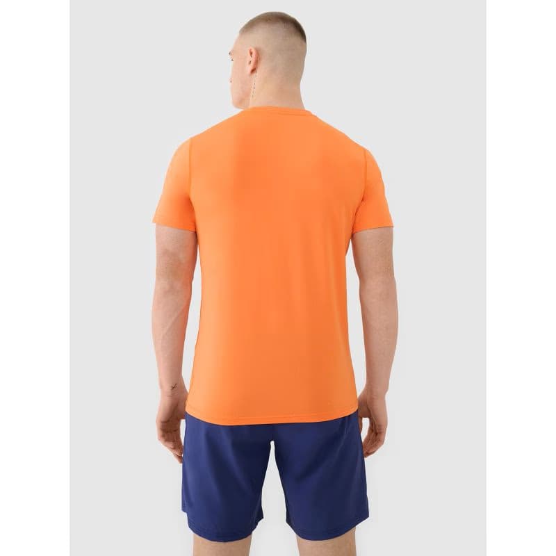 Pánske tréningové tričko s krátkym rukávom 4F TSHIRT FNK M1343-70S-ORANGE 3