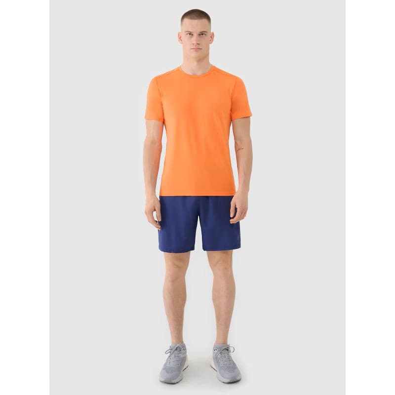 Pánske tréningové tričko s krátkym rukávom 4F TSHIRT FNK M1343-70S-ORANGE 4