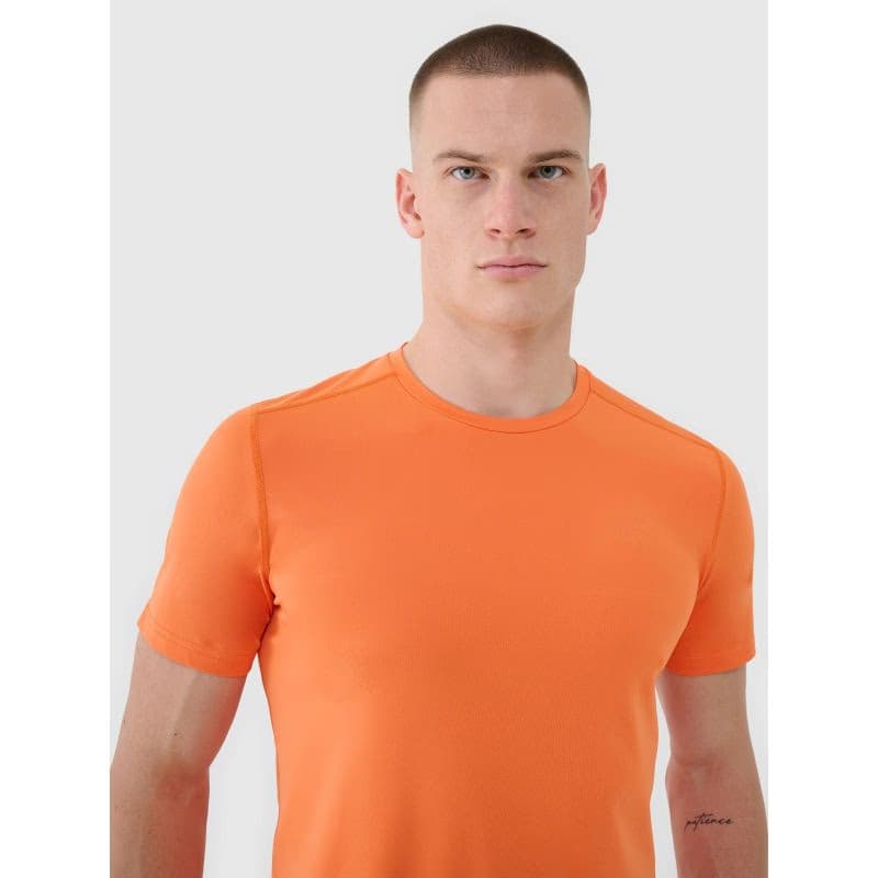 Pánske tréningové tričko s krátkym rukávom 4F TSHIRT FNK M1343-70S-ORANGE 5