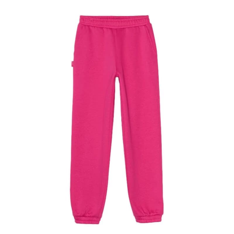 Dievčenské tepláky 4F JUNIOR TROUSERS-JWAW24TTROF754-55S-HOT PINK 6