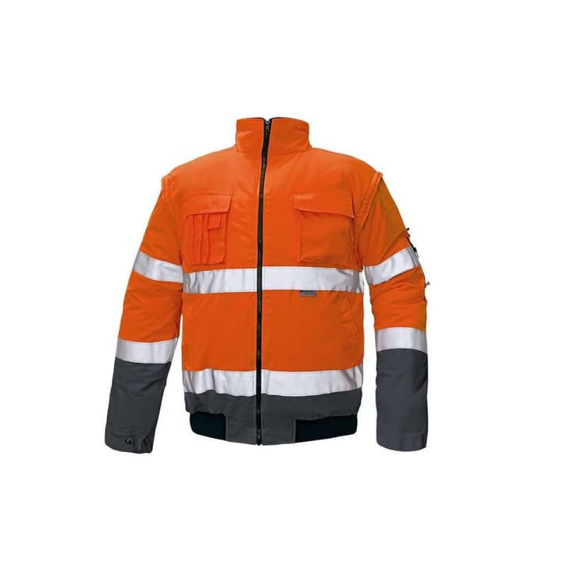CLOVELLY pilot bunda HV oranž./navy XL 2