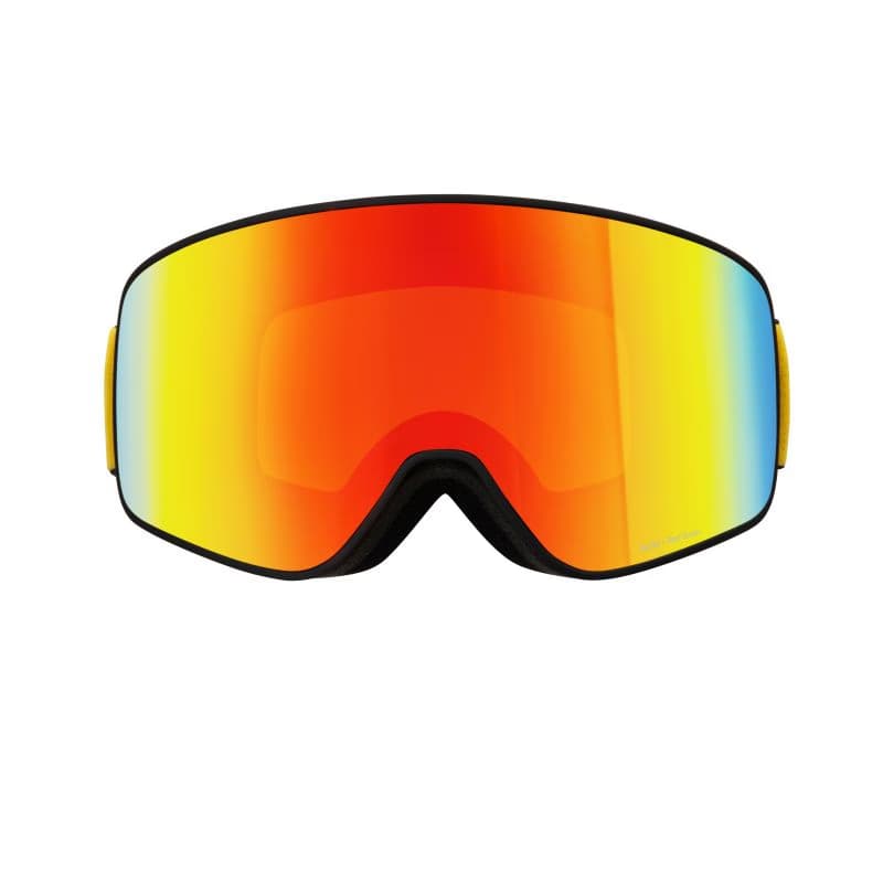 Lyžiarske okuliare RED BULL SPECT RUSH-17RE2, black red snow - orange with red mirror cat. S2 2
