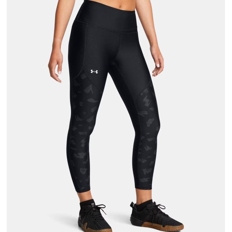 Dámske legíny UNDER ARMOUR Tech Print Panel Ankle Leg-BLK 2