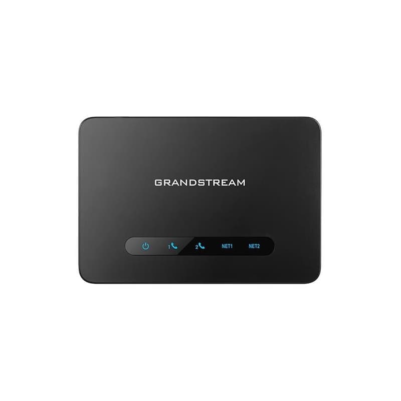 Grandstream HT812 (ATA), 2x FXS, 2 SIP účty, 1x Gbit LAN, NAT router, 3-cestná konf., auto-provis.