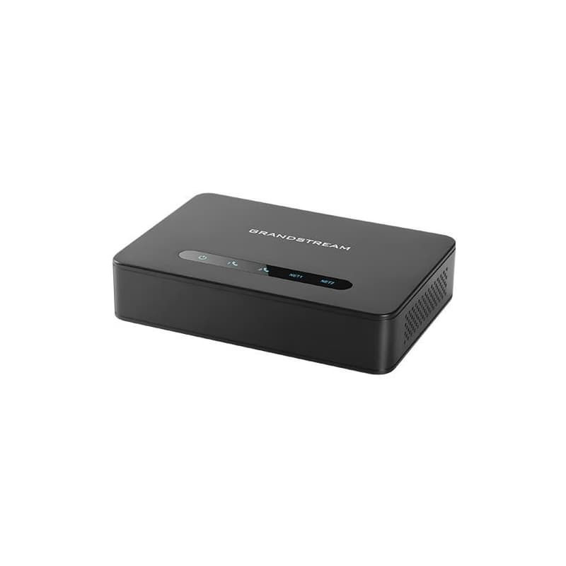Grandstream HT812 (ATA), 2x FXS, 2 SIP účty, 1x Gbit LAN, NAT router, 3-cestná konf., auto-provis. 2