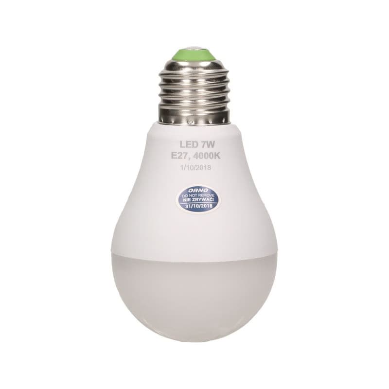 Žiarovka LED s mikrovlnným senzorom HELM E27 7W, 4000K, 600lm (ORNO)