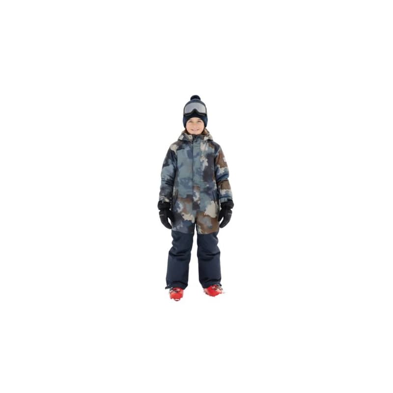 Detský zimný overal COLOR KIDS Coverall - AOP-7842-Stormy Weather