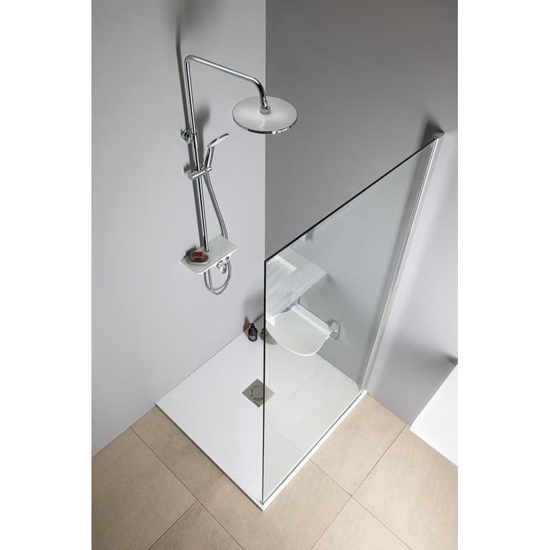 AQUALINE - MARCO sprchový stĺp s pákovou batériou, biela SL100 3
