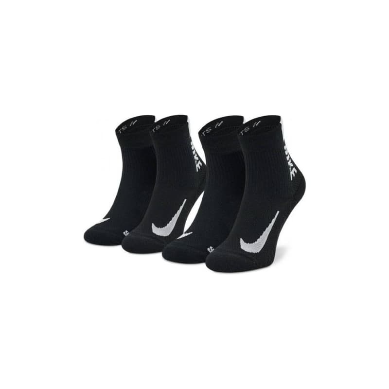 Ponožky NIKE 2 PACK-NK MLTPLIER ANKLE-Black