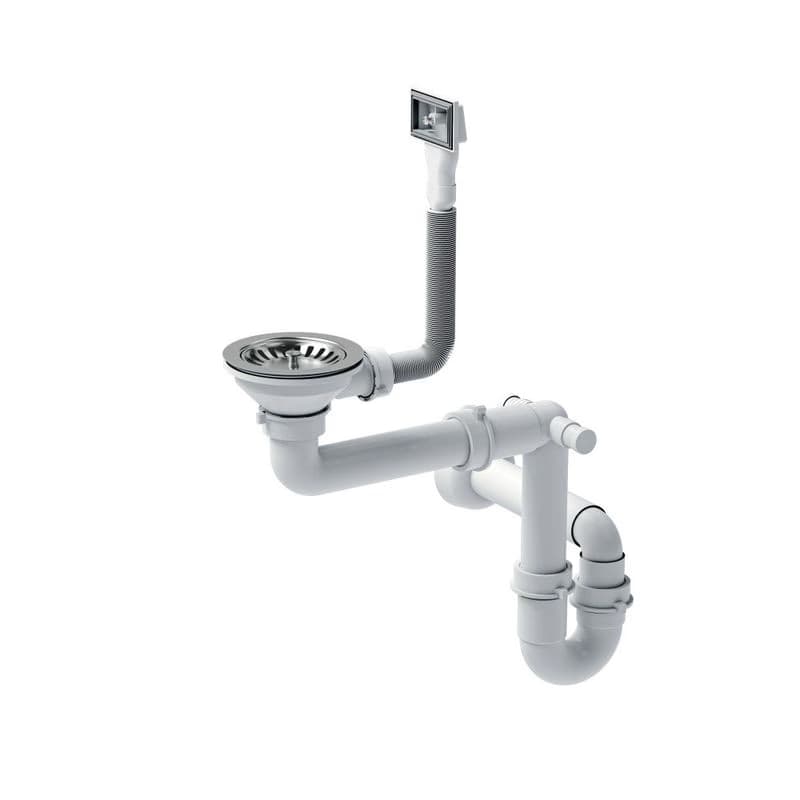 Quadron Quadron - Oceľový drez ANTHONY 50 BRUSH NICKEL MF4444BS 6