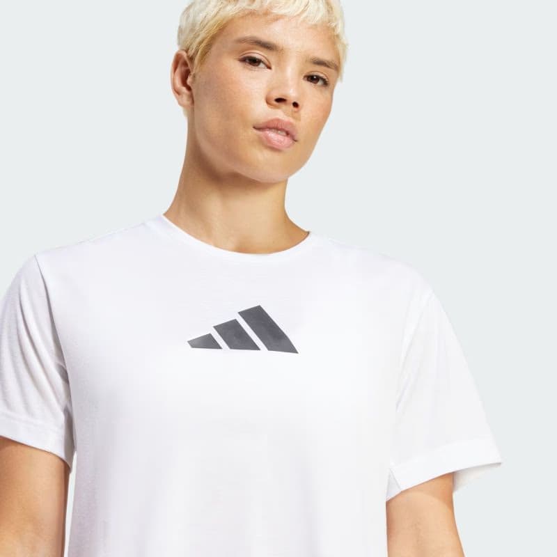 Dámske tréningové tričko s krátkym rukávom ADIDAS WE BL TEE WHITE 5