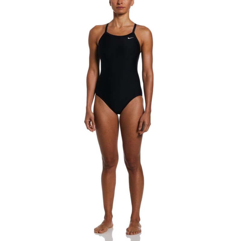Dámske plavecké jednodielne plavky NIKE SWIM SOLID BLACK-BLACK 3