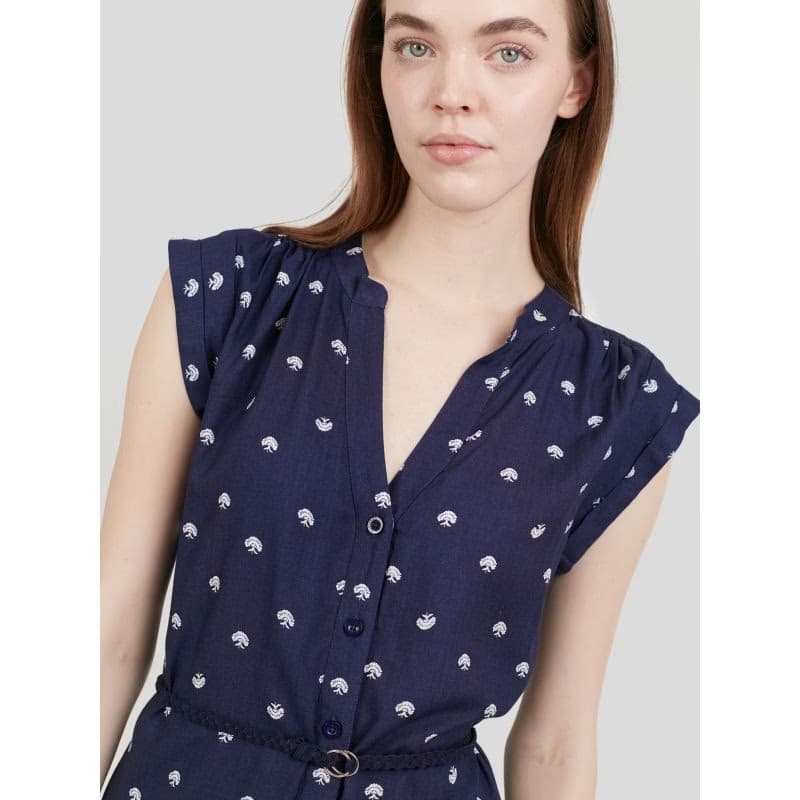 Dámske šaty FUNDANGO Mona Dress-498-blue pattern 2