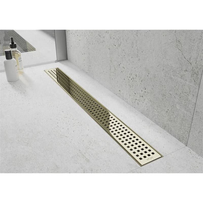 MEXEN/S - Flat M08 odtokový žľab 80 cm zlatý 1525080-15 2