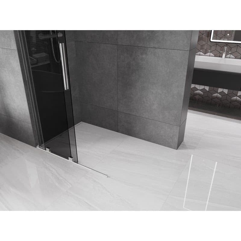 MEXEN/S - Velar L Sprchová zástena posuvná Walk-in 90 x 200, grafit 8 mm, chróm 871-090-003-43-01 5