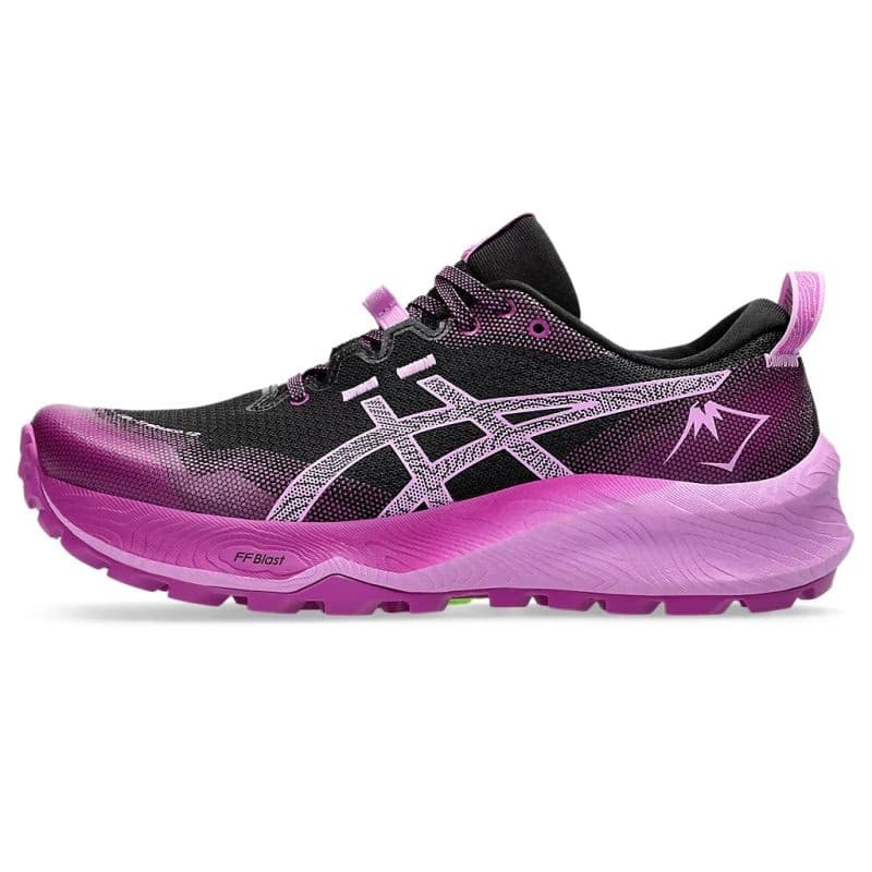 Dámska bežecká trailová obuv ASICS Gel Trabuco 12 black lavender glow 2