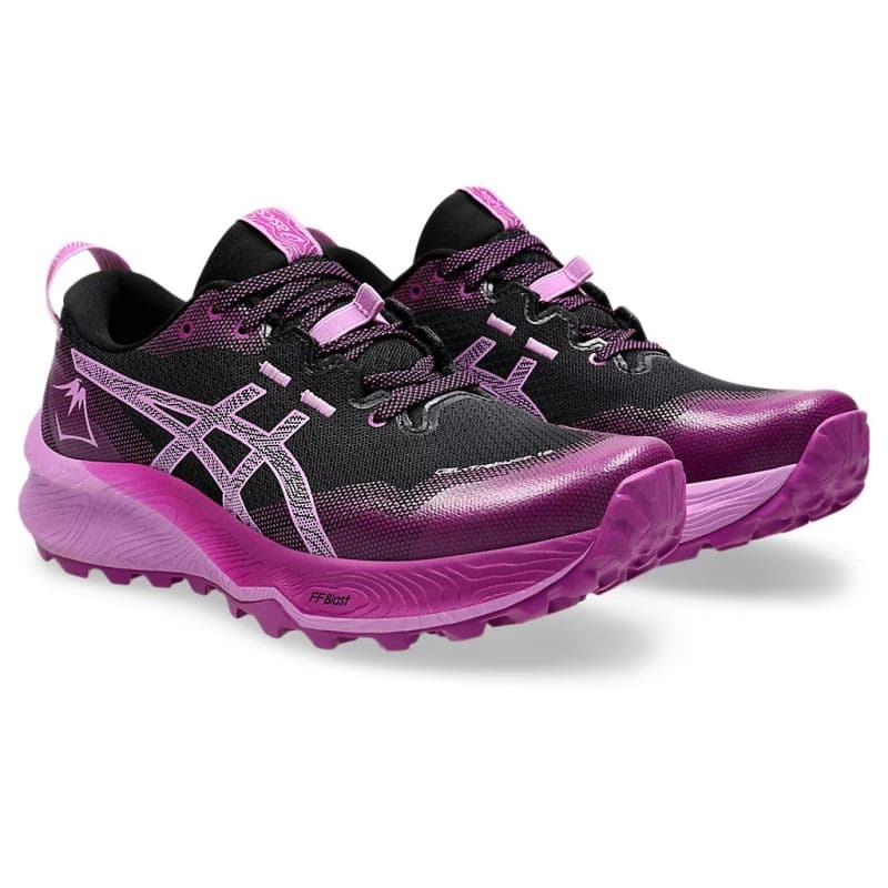 Dámska bežecká trailová obuv ASICS Gel Trabuco 12 black lavender glow 3
