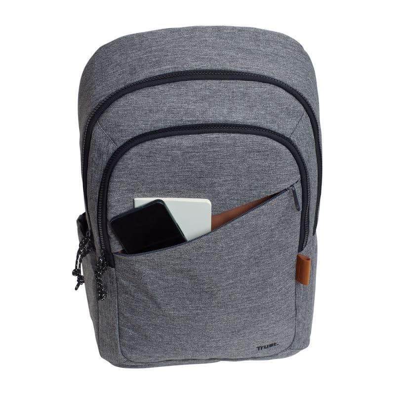 TRUST Batoh na notebook 16" Avana Eco-friendly Backpack - šedá 2
