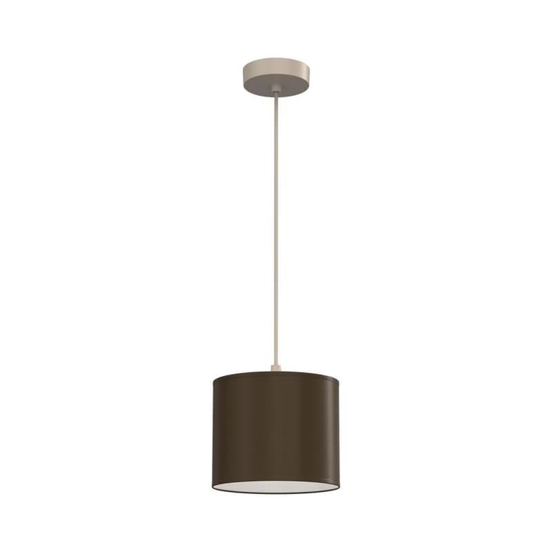 Závesné svietidlo na lanku ARDEN 1xE27/15W/230V pr. 18 cm béžová/hnedá 4658