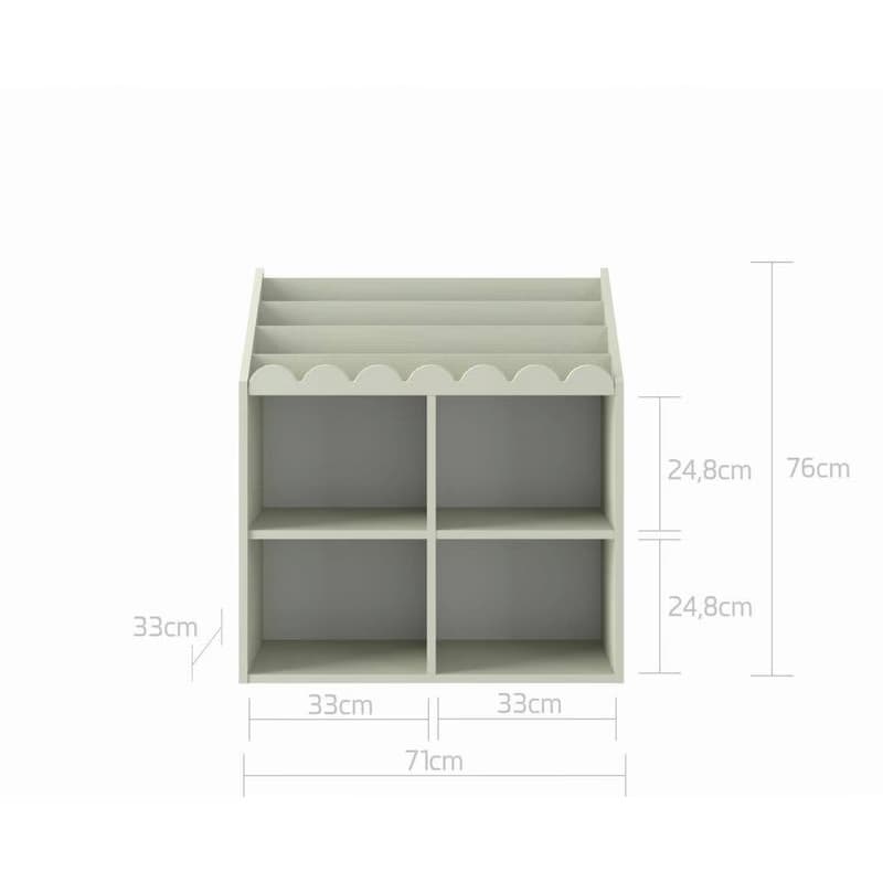 ArtBel Regál Book Nook | zelená 2