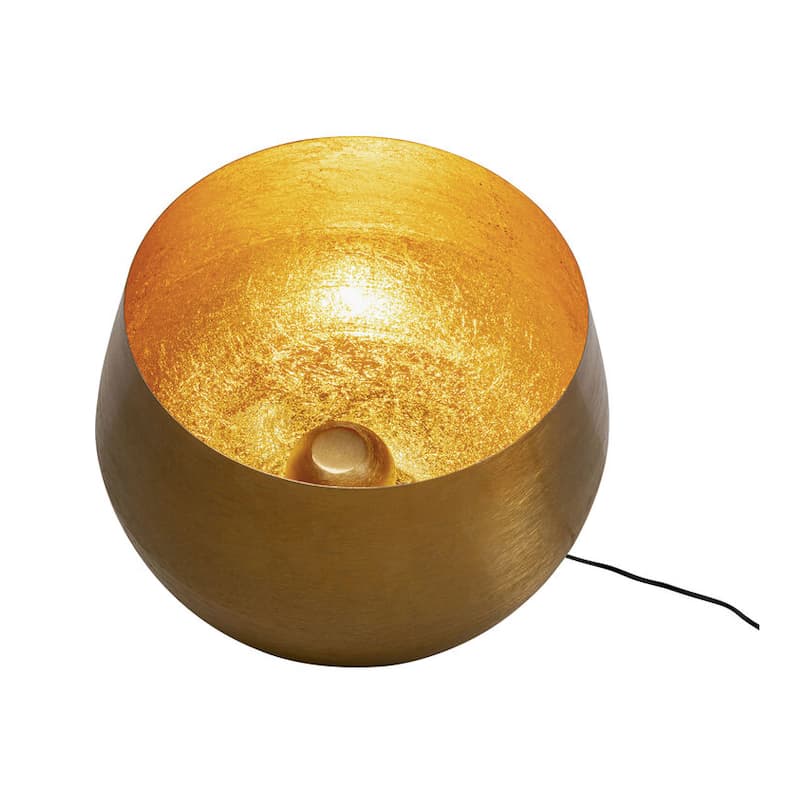Apollon Smooth stojaca lampa zlatá Ø50 cm